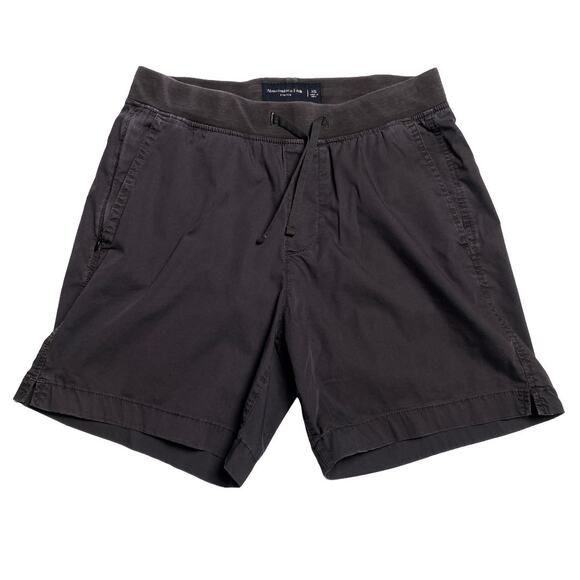 Abercrombie & Fitch Other - Abercrombie & Fitch XS Stretch Pull On Shorts Zip Pocket Dark Gray